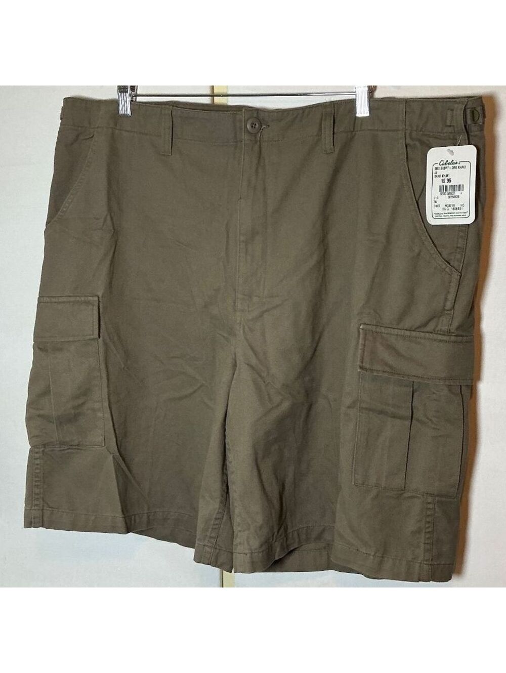 New Cabela's Men's Size 40 Green Cargo Shorts Outdoor Casual Hunting Hiking